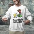Electricity Explained Physics Nerd I Teacher School Unisex Sweatshirt, gift for family, gift for coworker Electricity Explained Physics Nerd I Teacher School Unisex Sweatshirt, gift for family, gift for coworker