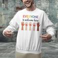 Everyone Is Welcome Here Idaho Teacher Unisex Sweatshirt, gift for family, gift for coworker