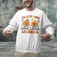 Fall In Love With Learning Teacher Student Autumn Pumpkin Unisex Sweatshirt, gift for family, gift for coworker Fall In Love With Learning Teacher Student Autumn Pumpkin Unisex Sweatshirt, gift for family, gift for coworker