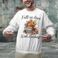 Fall In Love With Reading Book Autumn Teachers Pumpkins Unisex Sweatshirt, gift for family, gift for coworker Fall In Love With Reading Book Autumn Teachers Pumpkins Unisex Sweatshirt, gift for family, gift for coworker