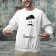 French Teacher Halloween Bonjour Ghost Unisex Sweatshirt, gift for family, gift for coworker French Teacher Halloween Bonjour Ghost Unisex Sweatshirt, gift for family, gift for coworker