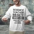 Halloween Science Teacher Prisoner Costume Unisex Sweatshirt, Science Teacher Sweatshirts, gift for family, gift for coworker Halloween Science Teacher Prisoner Costume Unisex Sweatshirt, Science Teacher Sweatshirts, gift for family, gift for coworker