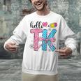 Hello TK Transitional Kindergarten Back To School Teacher Unisex Sweatshirt, gift for family, gift for coworker Hello TK Transitional Kindergarten Back To School Teacher Unisex Sweatshirt, gift for family, gift for coworker