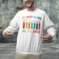 Its Okay To Feel All The Feels Mood Color Crayons Teacher Unisex Sweatshirt, gift for family, gift for coworker Its Okay To Feel All The Feels Mood Color Crayons Teacher Unisex Sweatshirt, gift for family, gift for coworker