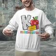K Is For Kindergarten Teacher Pencil Apple Back To School Unisex Sweatshirt, gift for family, gift for coworker K Is For Kindergarten Teacher Pencil Apple Back To School Unisex Sweatshirt, gift for family, gift for coworker