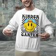 Kindergarten Teacher Hippie Smile Face Back School Unisex Sweatshirt, gift for family, gift for coworker