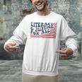 Literacy Justice For All Teacher Unisex Sweatshirt, gift for family, gift for coworker Literacy Justice For All Teacher Unisex Sweatshirt, gift for family, gift for coworker