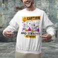 Mad Scientist Halloween Costume Science Teacher Unisex Sweatshirt, Science Teacher Sweatshirts, gift for family, gift for coworker
