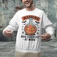 Mad Scientist Pumpkin Science Teacher Halloween Costume Kids Unisex Sweatshirt, Science Teacher Sweatshirts, gift for family, gift for coworker