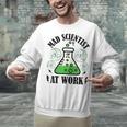Mad Scientist Science Teacher Halloween Costume Teen Girls Unisex Sweatshirt, Science Teacher Sweatshirts, gift for family, gift for coworker