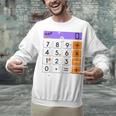 Math Teacher Halloween Costume Calculator Math Pun Unisex Sweatshirt, gift for family, gift for coworker