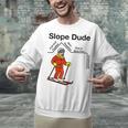 Nerdy Slope Dude Geometry Algebra Math Teacher Unisex Sweatshirt, gift for family, gift for coworker