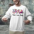 Peace Love Books Librarian Teacher Life Book Library Tie Dye Unisex Sweatshirt, gift for family, gift for coworker Peace Love Books Librarian Teacher Life Book Library Tie Dye Unisex Sweatshirt, gift for family, gift for coworker