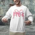 Preppy Pre k Back To School Pre-k Teachers Girls Cute Bow Unisex Sweatshirt, gift for family, gift for coworker