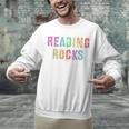 READING ROCKS English Teacher ELA ABCD Read Star Kinder Unisex Sweatshirt, English Teacher Sweatshirts, gift for family, gift for coworker READING ROCKS English Teacher ELA ABCD Read Star Kinder Unisex Sweatshirt, English Teacher Sweatshirts, gift for family, gift for coworker