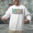 Retro Checkered Music Therapist Squad Music Therapy Teacher For Men Women Unisex Sweatshirt, gift for family, gift for coworker