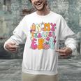 Retro Groovy In My Teaching Era Best Teacher Appreciation Unisex Sweatshirt, Groovy Teacher Sweatshirts, gift for family, gift for coworker