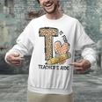 T Is For Teacher’s Aide Back To First Day Of School Leopard Men Women Girls Kids Unisex Sweatshirt, gift for family, gift for coworker T Is For Teacher’s Aide Back To First Day Of School Leopard Men Women Girls Kids Unisex Sweatshirt, gift for family, gift for coworker