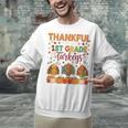Teach Thanksgiving Teacher Thankful For My 1st Grade Turkeys Unisex Sweatshirt, gift for family, gift for coworker