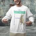 I Am A Teacher Alcoholic Cat Beer Feline Men Women Unisex Sweatshirt, gift for family, gift for coworker