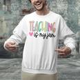 Teaching Is My Jam For Women Teacher Cute Teachers Outfit Unisex Sweatshirt, gift for family, gift for coworker Teaching Is My Jam For Women Teacher Cute Teachers Outfit Unisex Sweatshirt, gift for family, gift for coworker