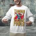 Teaching Is My Super Power Superhero Teacher Unisex Sweatshirt, Super Teacher Sweatshirts, gift for family, gift for coworker Teaching Is My Super Power Superhero Teacher Unisex Sweatshirt, Super Teacher Sweatshirts, gift for family, gift for coworker