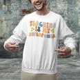 Teaching Is My Superpower Vintage Groovy University Teacher Unisex Sweatshirt, Groovy Teacher Sweatshirts, gift for family, gift for coworker