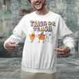 Trick Or Teach Candy Corn Pumpkin Ghost Teacher Unisex Sweatshirt, gift for family, gift for coworker Trick Or Teach Candy Corn Pumpkin Ghost Teacher Unisex Sweatshirt, gift for family, gift for coworker