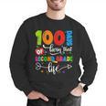 100 Days Of Living That 2nd Grade Life Boy Girl Teacher Men Graphic Sweatshirt, 2nd Grade Teacher Sweatshirts, funny gift 100 Days Of Living That 2nd Grade Life Boy Girl Teacher Men Graphic Sweatshirt, 2nd Grade Teacher Sweatshirts, funny gift