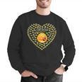100 Days Of School Bee Hive Tree Hearts Teachers Student Kid Men Graphic Sweatshirt, funny gift