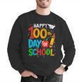 100th Day Of School Teachers Kids Happy 100 Days Men Graphic Sweatshirt, funny gift
