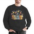 4th Fourth Grade Teacher Appreciation Teaching Wildflowers Men Graphic Sweatshirt, 4th Grade Teacher Sweatshirts, funny gift 4th Fourth Grade Teacher Appreciation Teaching Wildflowers Men Graphic Sweatshirt, 4th Grade Teacher Sweatshirts, funny gift