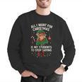 6-7 Students Saying 67 Xmas Six Seven Teacher Christmas Men Graphic Sweatshirt, funny gift
