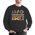 ABCD Kindergarten Rocks Back To School Teacher Kindergarten Men Graphic Sweatshirt, funny gift ABCD Kindergarten Rocks Back To School Teacher Kindergarten Men Graphic Sweatshirt, funny gift