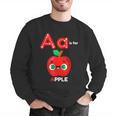 A Is For Apple Pre-K Kindergarten Teacher Student Men Graphic Sweatshirt, funny gift A Is For Apple Pre-K Kindergarten Teacher Student Men Graphic Sweatshirt, funny gift