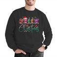 ASL Christmas Buffalo Plaid Teacher American Sign Language Men Graphic Sweatshirt, funny gift ASL Christmas Buffalo Plaid Teacher American Sign Language Men Graphic Sweatshirt, funny gift