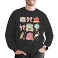 Back To School Coquette Teacher Women Girl Kindergarten PreK Men Graphic Sweatshirt, funny gift