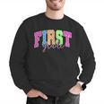 Back To School Neon Checkered First Grade Colorful Teacher Men Graphic Sweatshirt, First Grade Teacher Sweatshirts, funny gift Back To School Neon Checkered First Grade Colorful Teacher Men Graphic Sweatshirt, First Grade Teacher Sweatshirts, funny gift