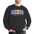 Back To School Neon Checkered Second Grade Colorful Teacher Men Graphic Sweatshirt, funny gift Back To School Neon Checkered Second Grade Colorful Teacher Men Graphic Sweatshirt, funny gift