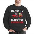 Back To School Teacher Farming Tractor Farmer Kids 100th Day Men Graphic Sweatshirt, funny gift