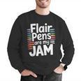 Back To School Teacher Flair Pens Are My Jam Men Graphic Sweatshirt, funny gift Back To School Teacher Flair Pens Are My Jam Men Graphic Sweatshirt, funny gift