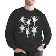 Ballet Ghost Dancer Spooky Dance Teacher Halloween Costume Men Graphic Sweatshirt, funny gift Ballet Ghost Dancer Spooky Dance Teacher Halloween Costume Men Graphic Sweatshirt, funny gift