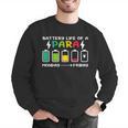 Battery Life Of a Paraprofessional Para Teacher Life Men Graphic Sweatshirt, funny gift