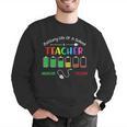 Battery Life Of A School Teacher Monday To Friday For Men Women Men Graphic Sweatshirt, funny gift