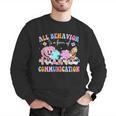 All Behavior Is A Form Of Communication SPED Teacher Autism Men Graphic Sweatshirt, funny gift