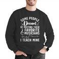 Best Music Teacher For Men Women Musician Band Piano Teacher Men Graphic Sweatshirt, funny gift Best Music Teacher For Men Women Musician Band Piano Teacher Men Graphic Sweatshirt, funny gift