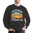 I Like Big Book Cant Lie Nerd School Librarian Teacher For Men Women Kids Men Graphic Sweatshirt, funny gift
