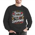 Being Bilingual Is A Superpower ESL Teacher School Men Graphic Sweatshirt, Esl Teacher Sweatshirts, funny gift Being Bilingual Is A Superpower ESL Teacher School Men Graphic Sweatshirt, Esl Teacher Sweatshirts, funny gift