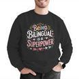 Being Bilingual Is A Superpower ESL Teacher School Men Graphic Sweatshirt, Esl Teacher Sweatshirts, funny gift Being Bilingual Is A Superpower ESL Teacher School Men Graphic Sweatshirt, Esl Teacher Sweatshirts, funny gift