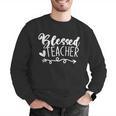 Blessed Teacher For Men Women Kids Men Graphic Sweatshirt, funny gift Blessed Teacher For Men Women Kids Men Graphic Sweatshirt, funny gift